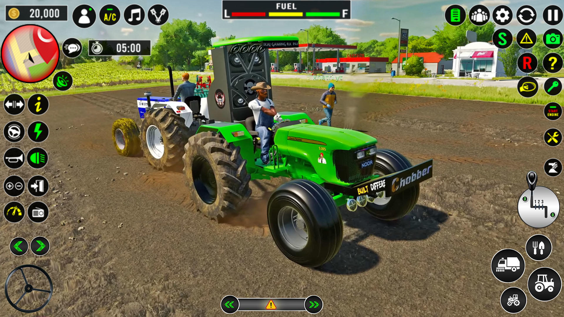 Cuplikan Layar Game Tractor farming 3d game