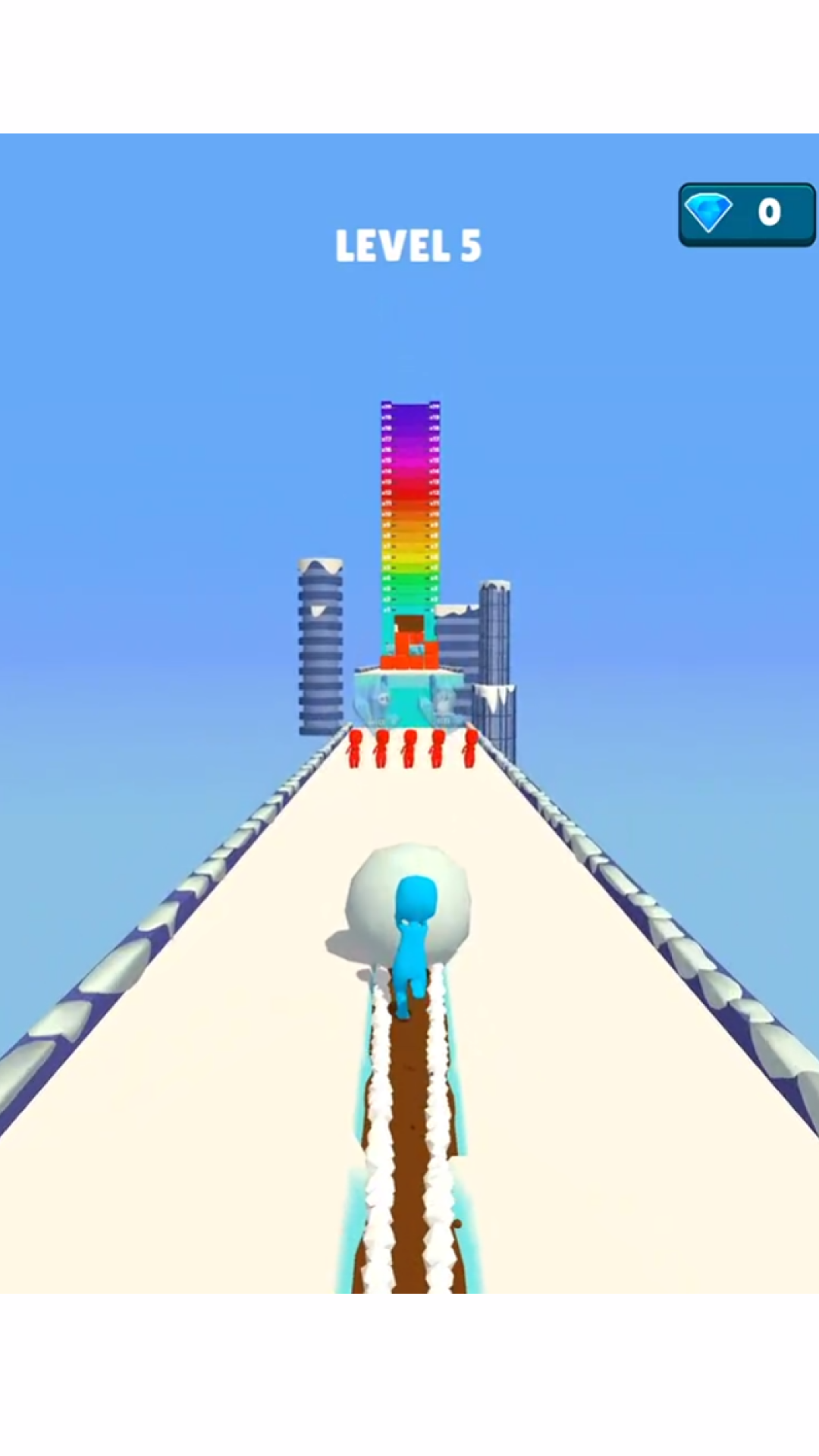 Snowman and snowball master Game Screenshot