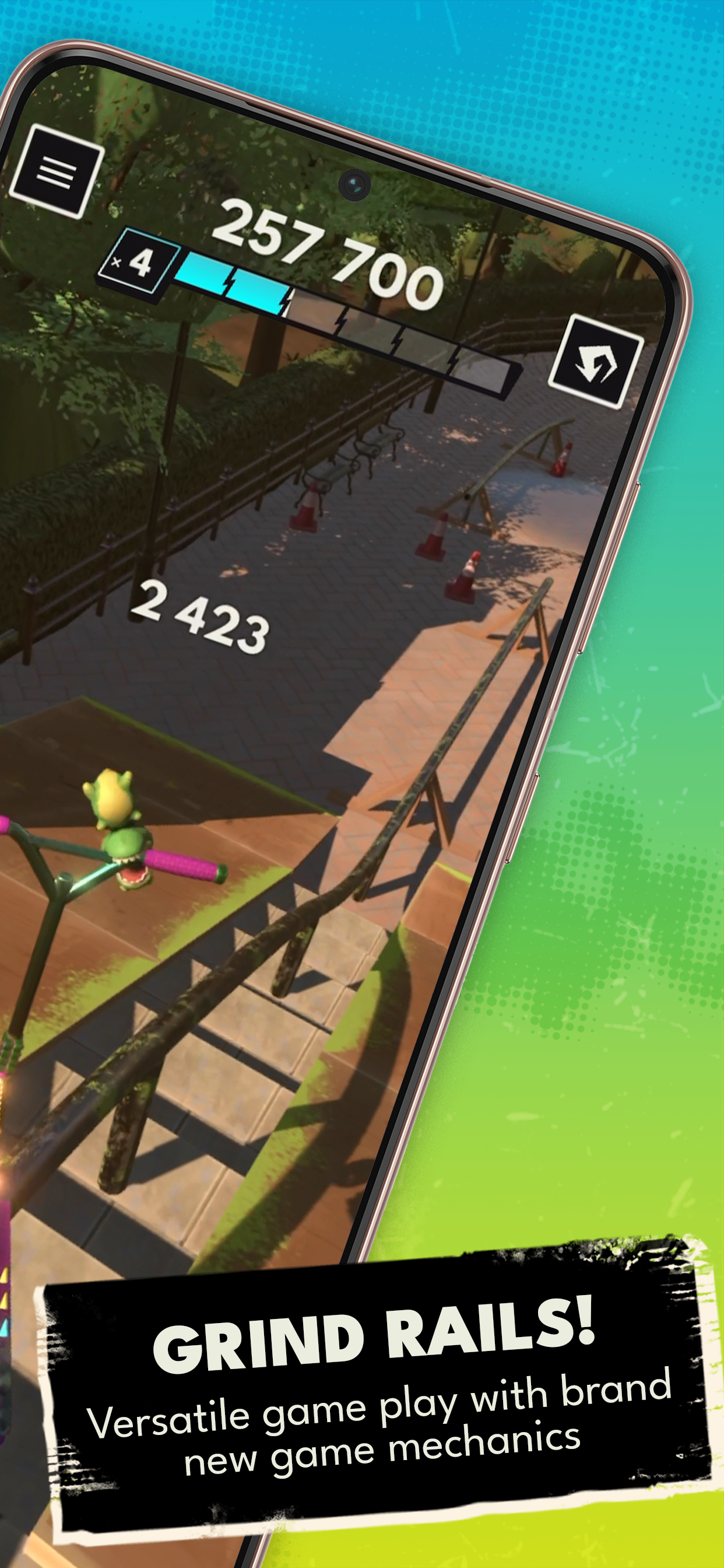 Touchgrind Scooter Game Screenshot