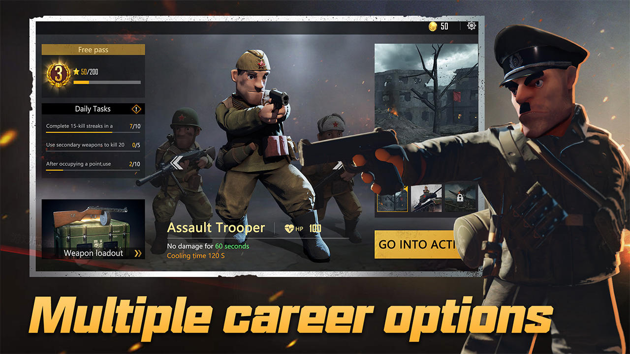 World War Ⅱ:Heroes Shoot Game Game Screenshot