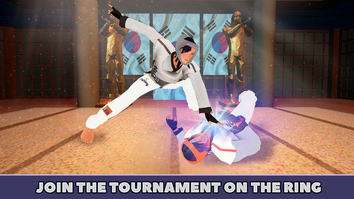 Captura de Tela do Jogo Taekwondo Sports Fighting Cup 3D