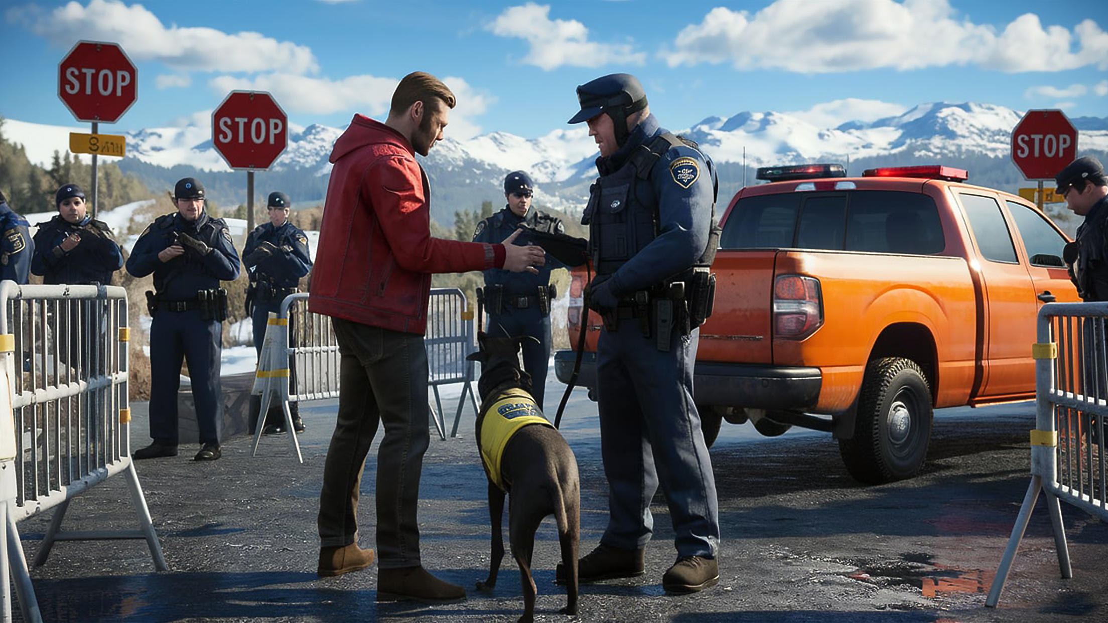 Captura de Tela do Jogo Border Police Patrol Officer