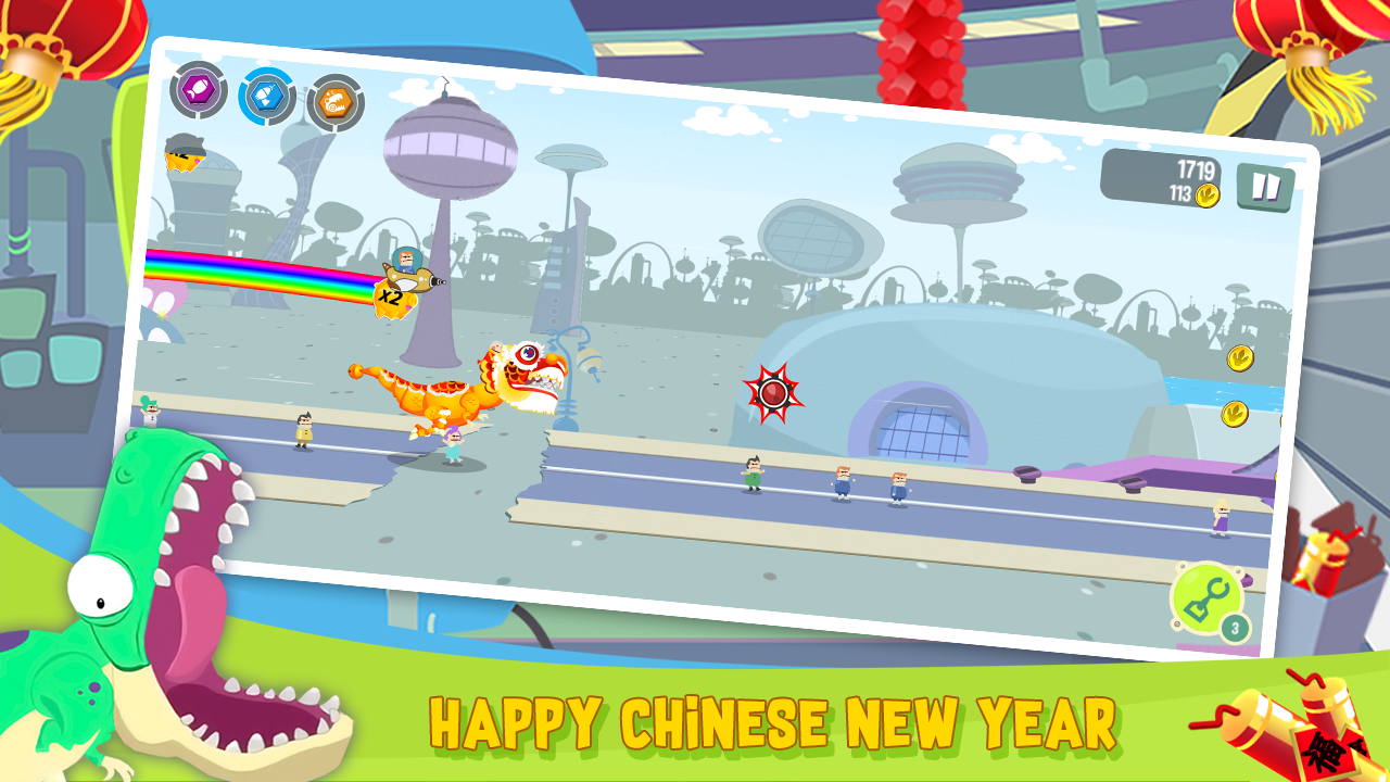 Unstoppable Rex Game Screenshot