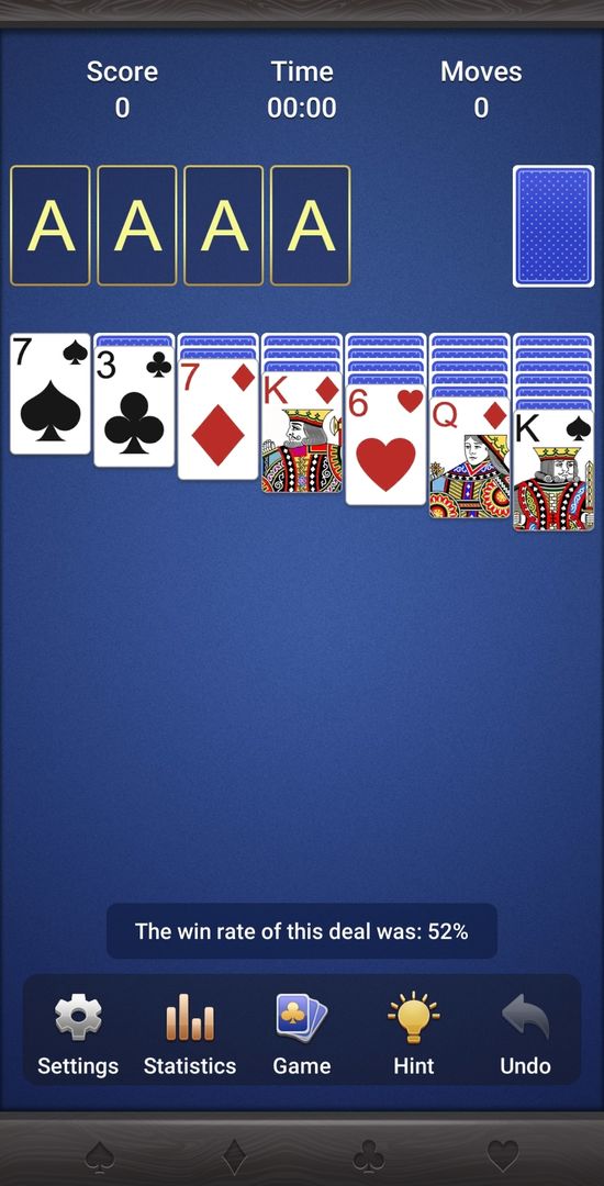 Screenshot of Canfield Solitaire