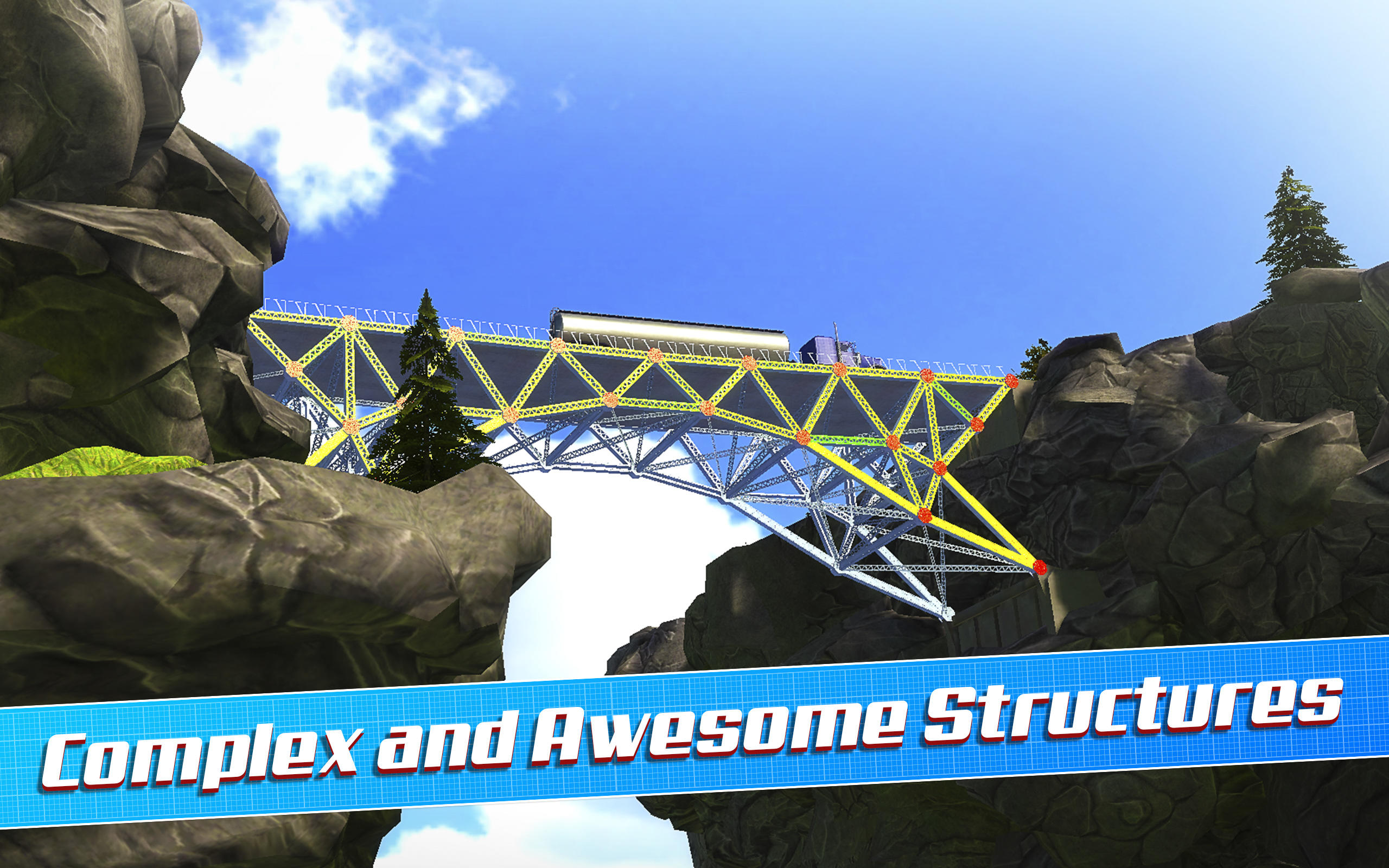 Bridge Construction Simulator Game Screenshot