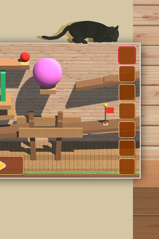 Cuplikan Layar Game 脱出ゲーム 猫のおさんぽ。