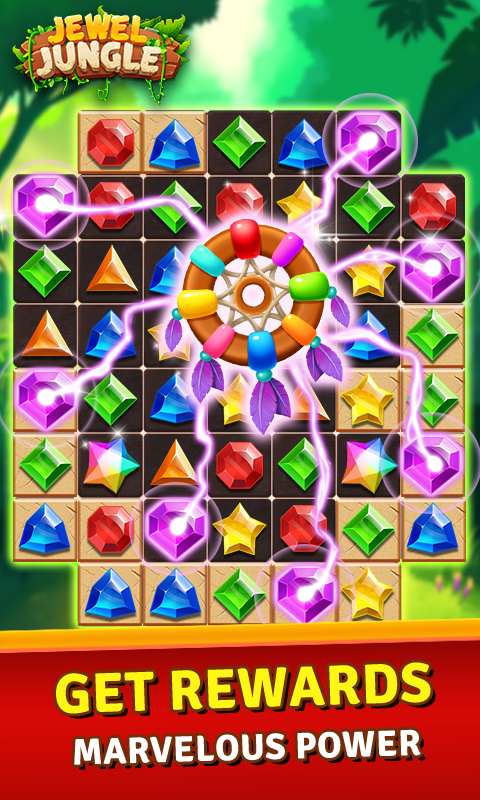 Jewels Jungle Treasure Game Screenshot