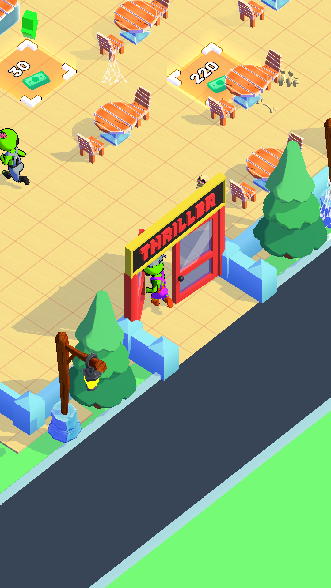 Thriller Cafe Game Screenshot