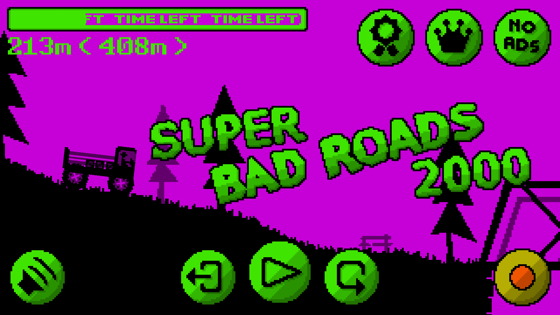 Super Bad Roads 2000 게임 스크린 샷