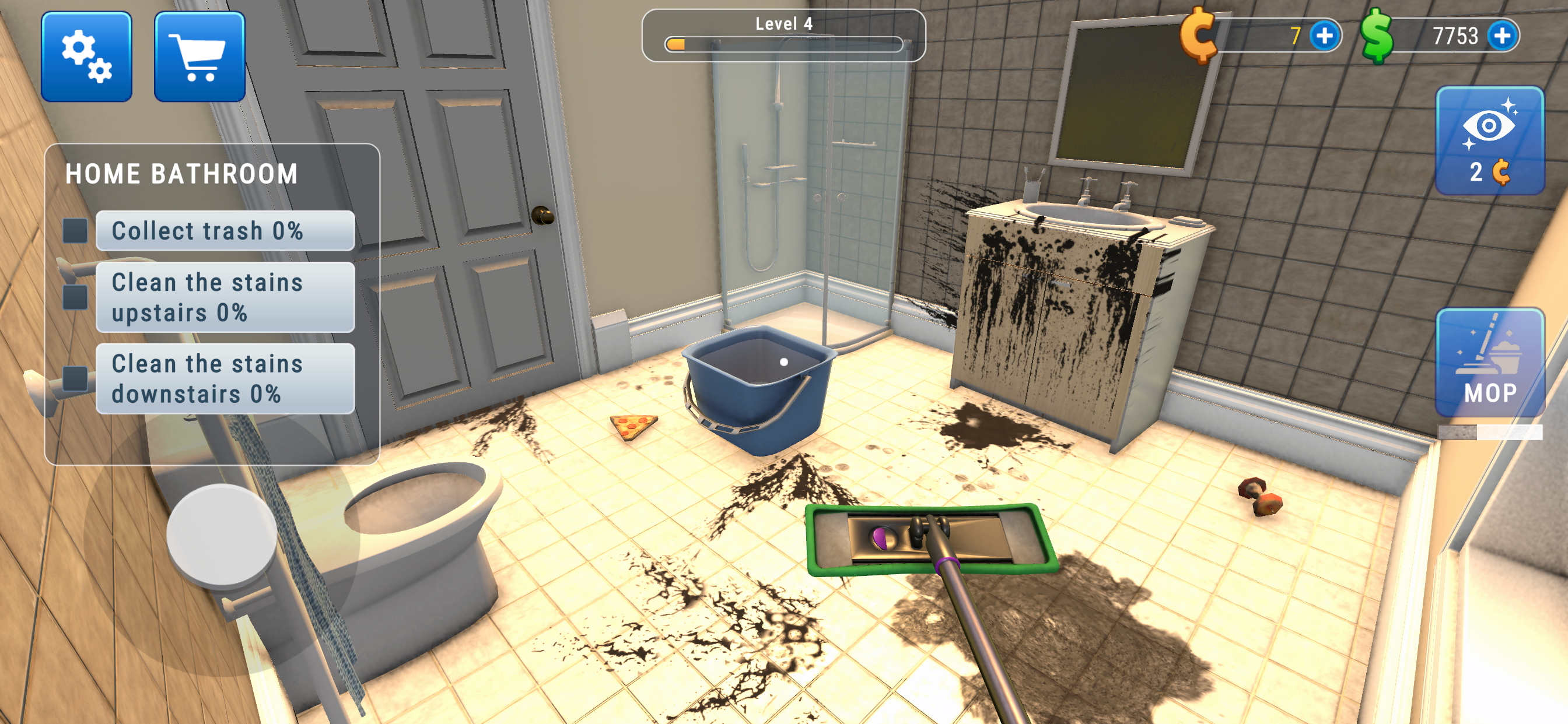 House Cleaner Simulator Game Screenshot