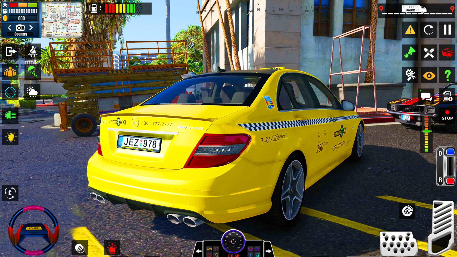 US Taxi Game 2023: Taxi Games Game Screenshot