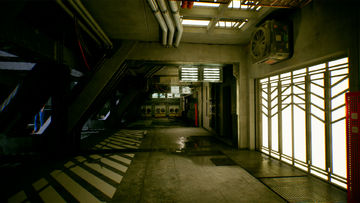 Cyberpunk Horror Game Screenshot