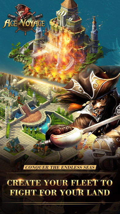 Age of Voyage - multiplayer online naval battle 게임 스크린 샷