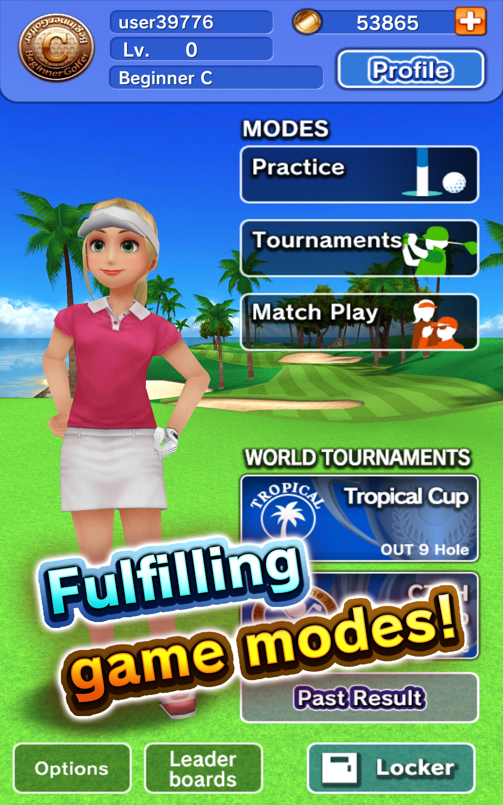 Golf Days:Excite Resort Tour Game Screenshot