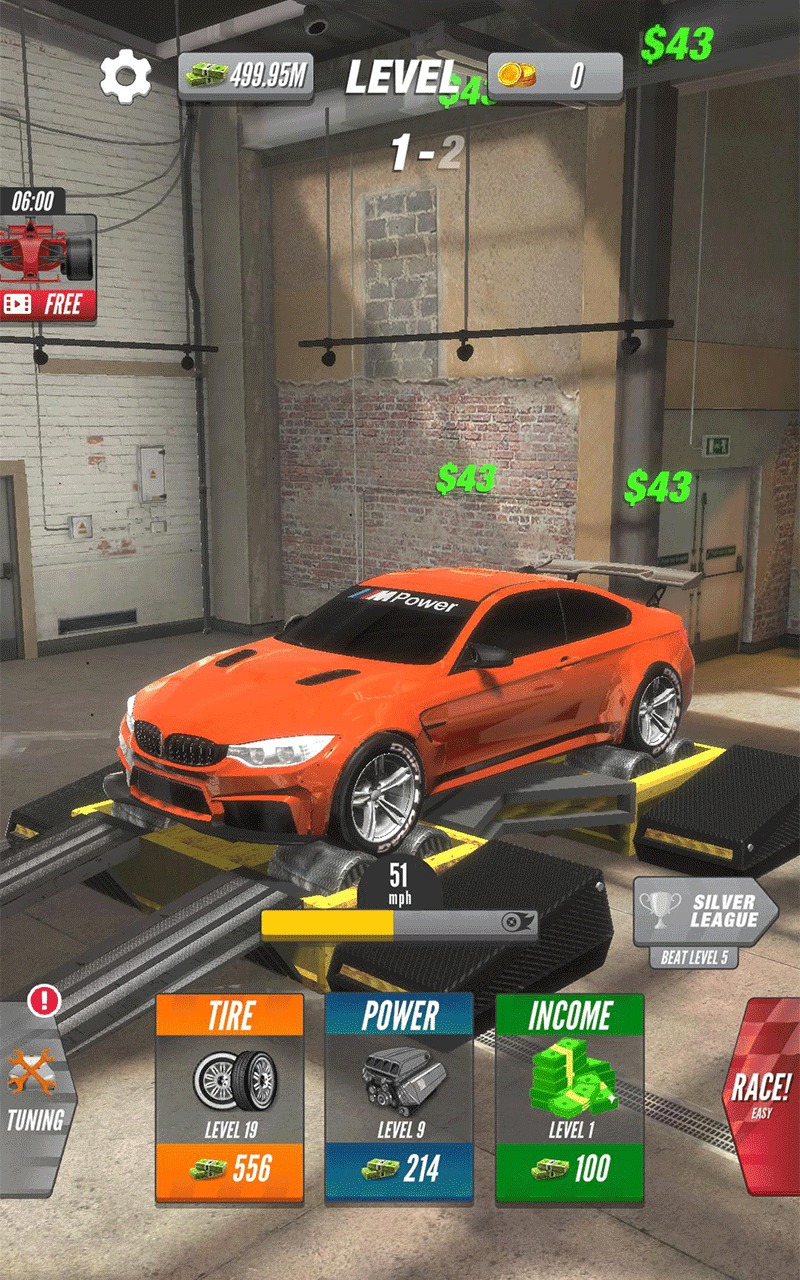 Dyno 2 Race - Car Tuning screenshot game