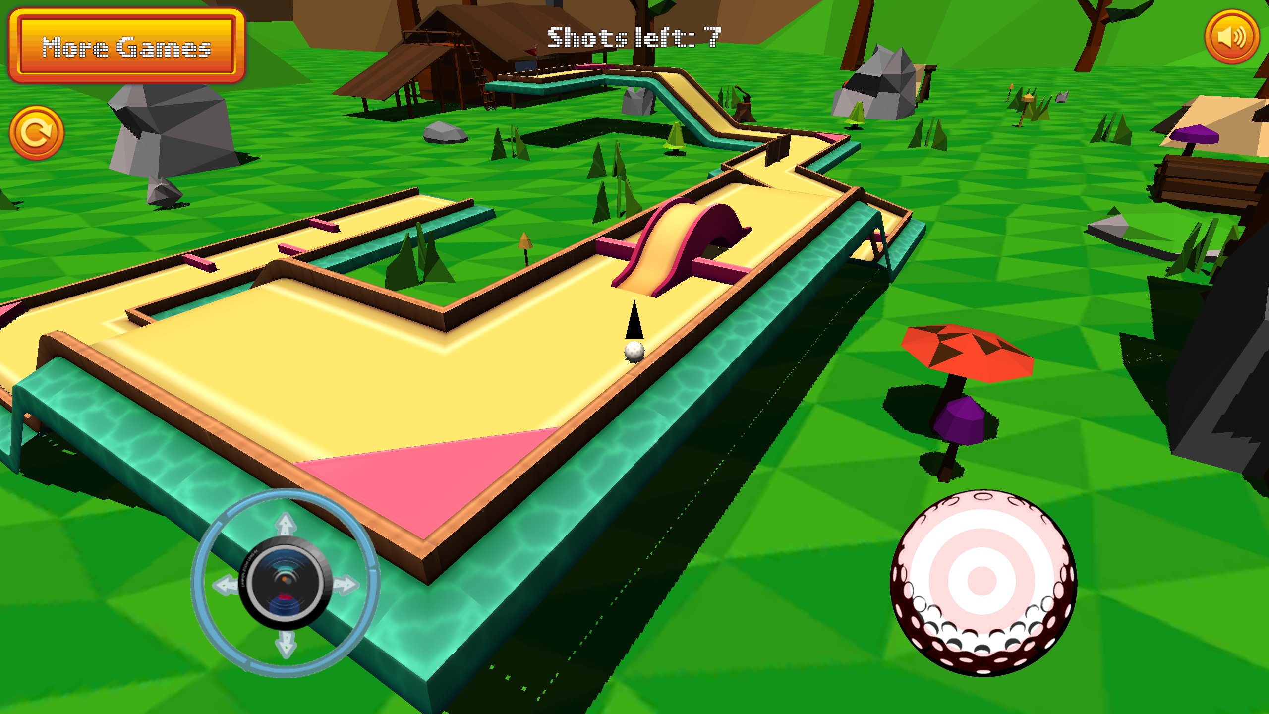 Mini Golf: Retro 2 ภาพหน้าจอเกม