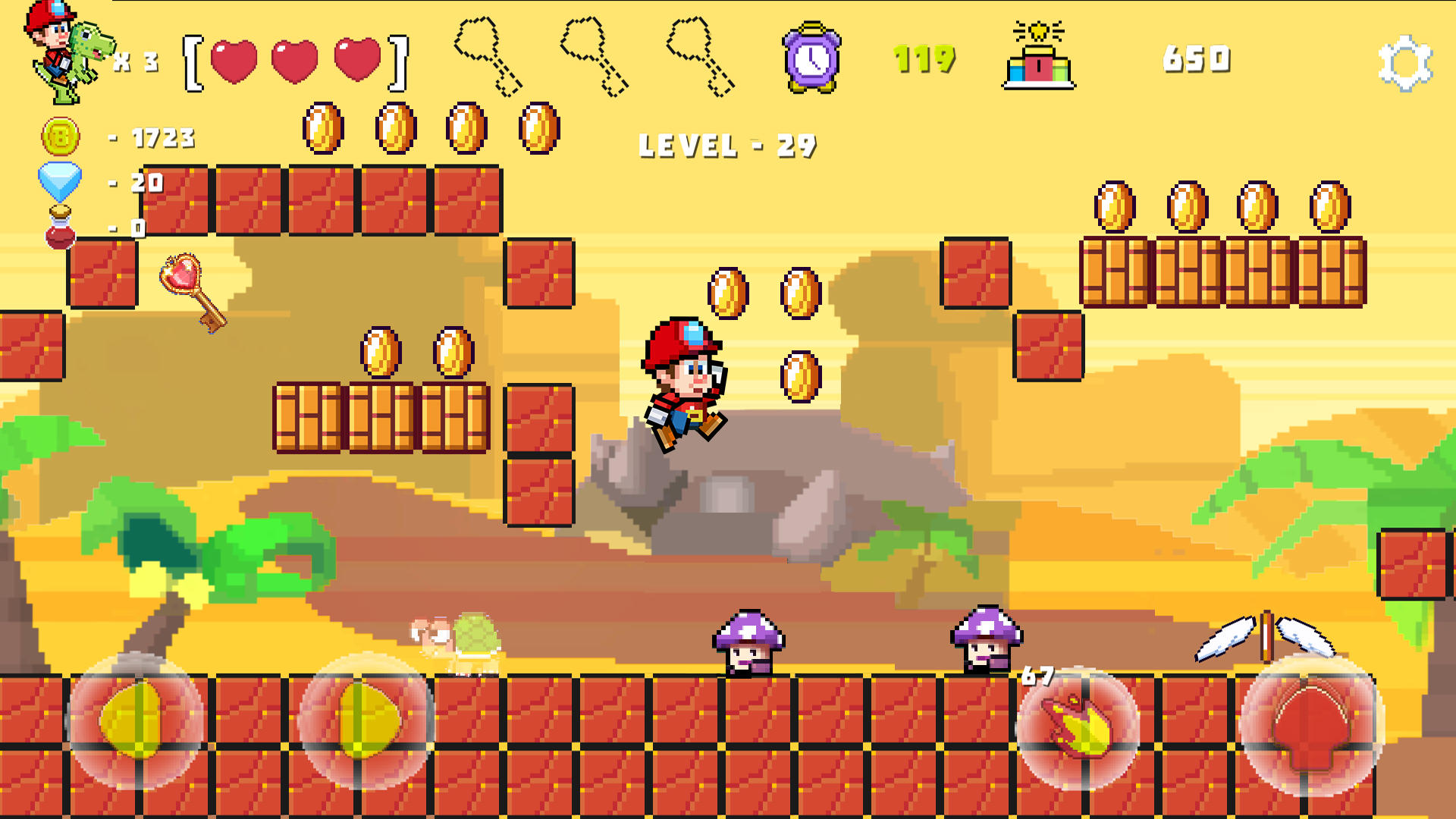 Screenshot of Super Jump Bros 1985 : Classic