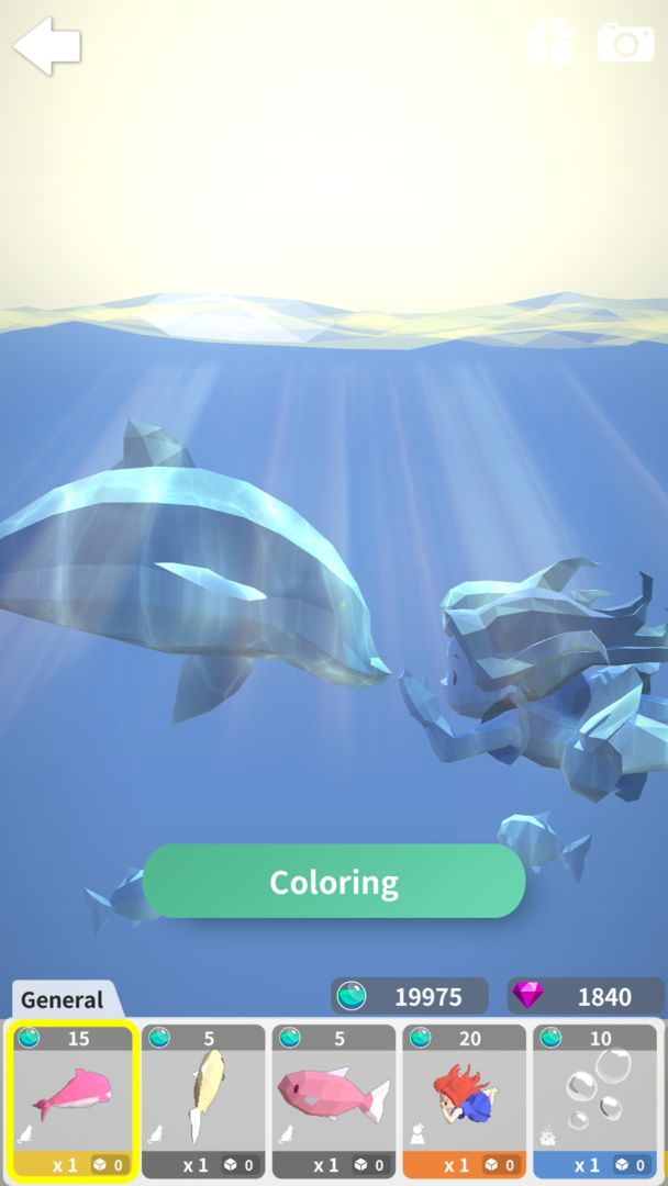 Coloring Diorama: Therapeutic for your mind. screenshot game