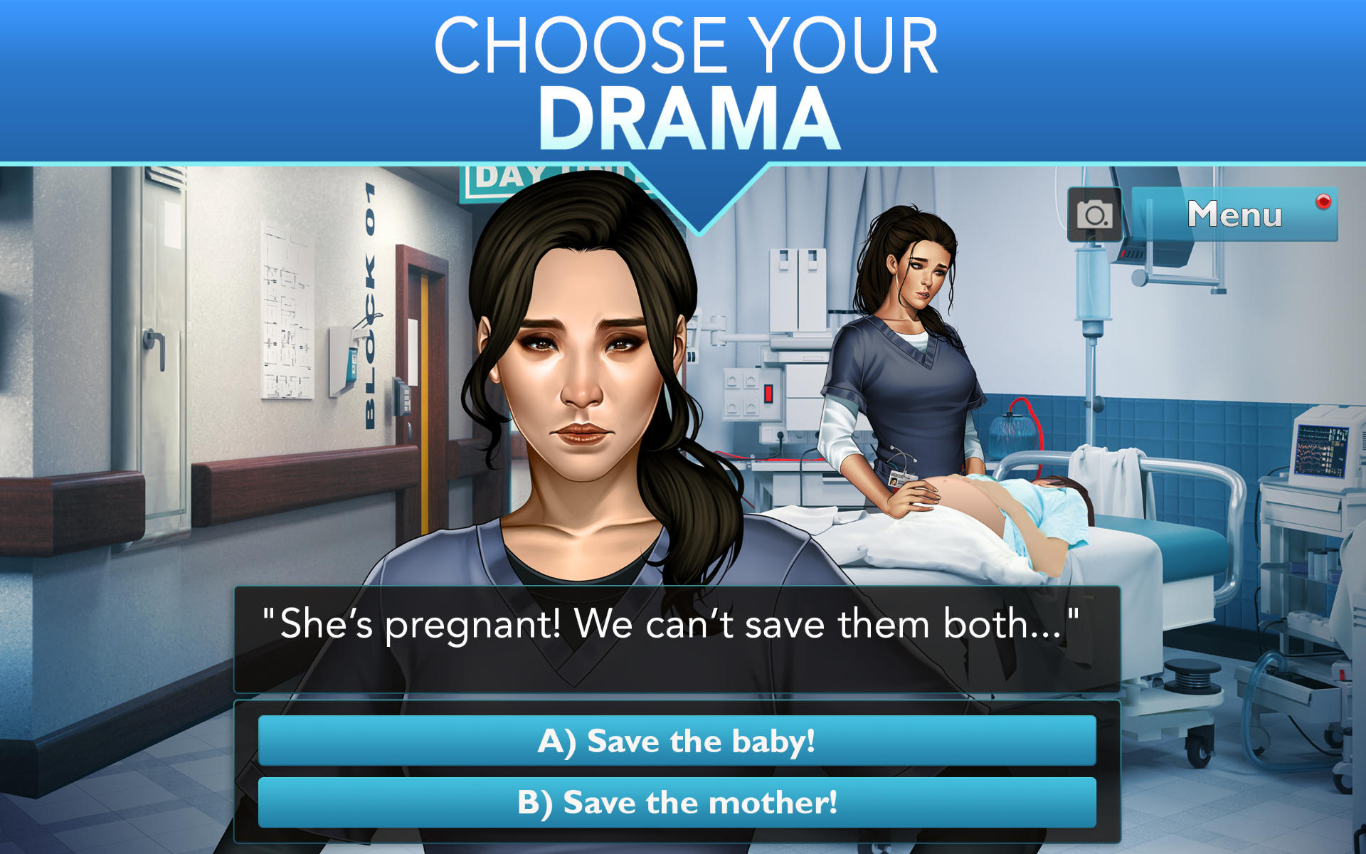 Is It Love? Blue Swan Hospital Game Screenshot