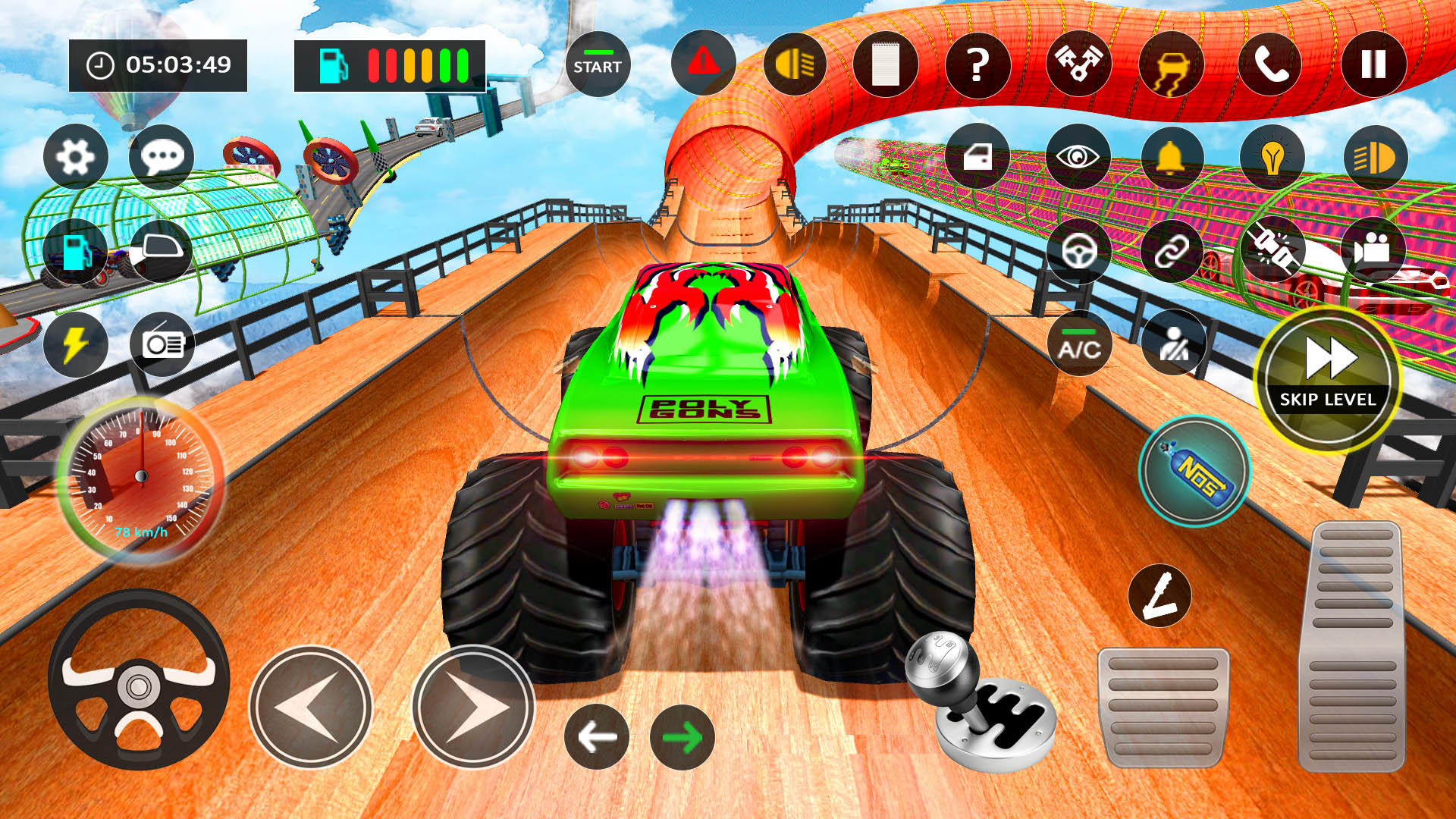 Ảnh chụp màn hình Extreme Monster Truck Games 3D