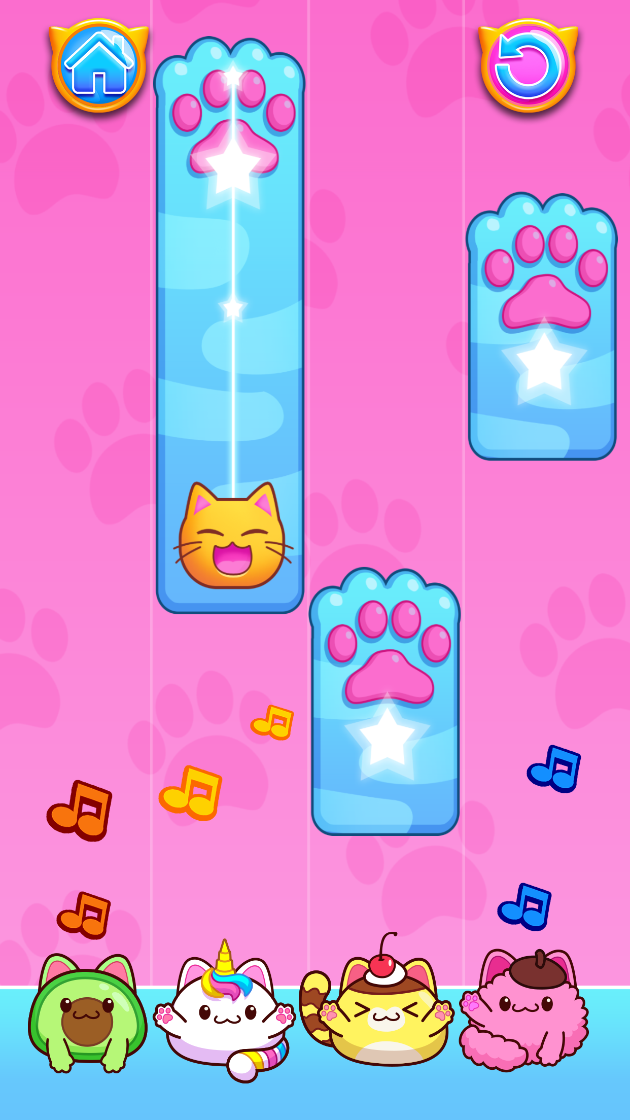 SnugBoo Music Beats Cute Kitty 게임 스크린샷