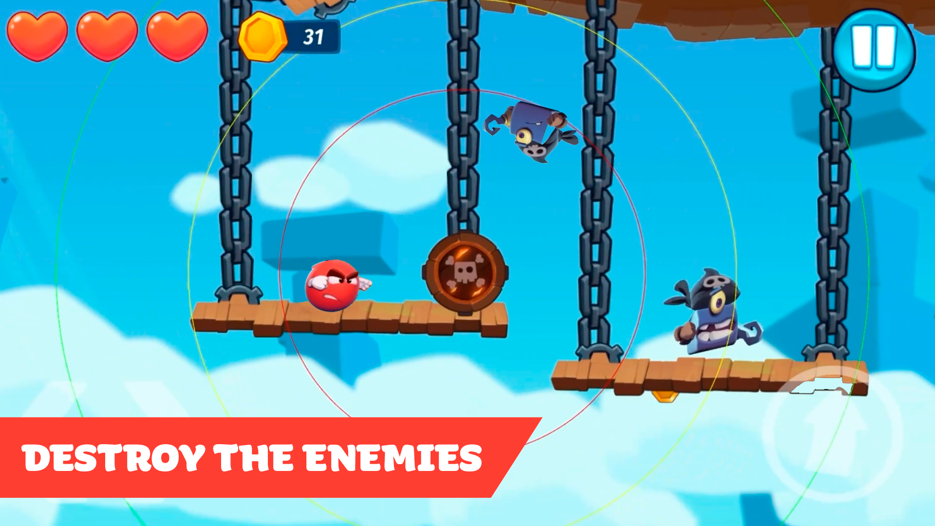 Screenshot of Red Ball 5