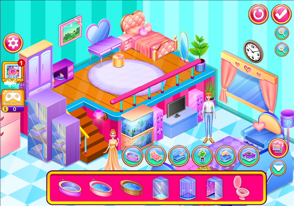 Скриншот игры Princess Room Decoration