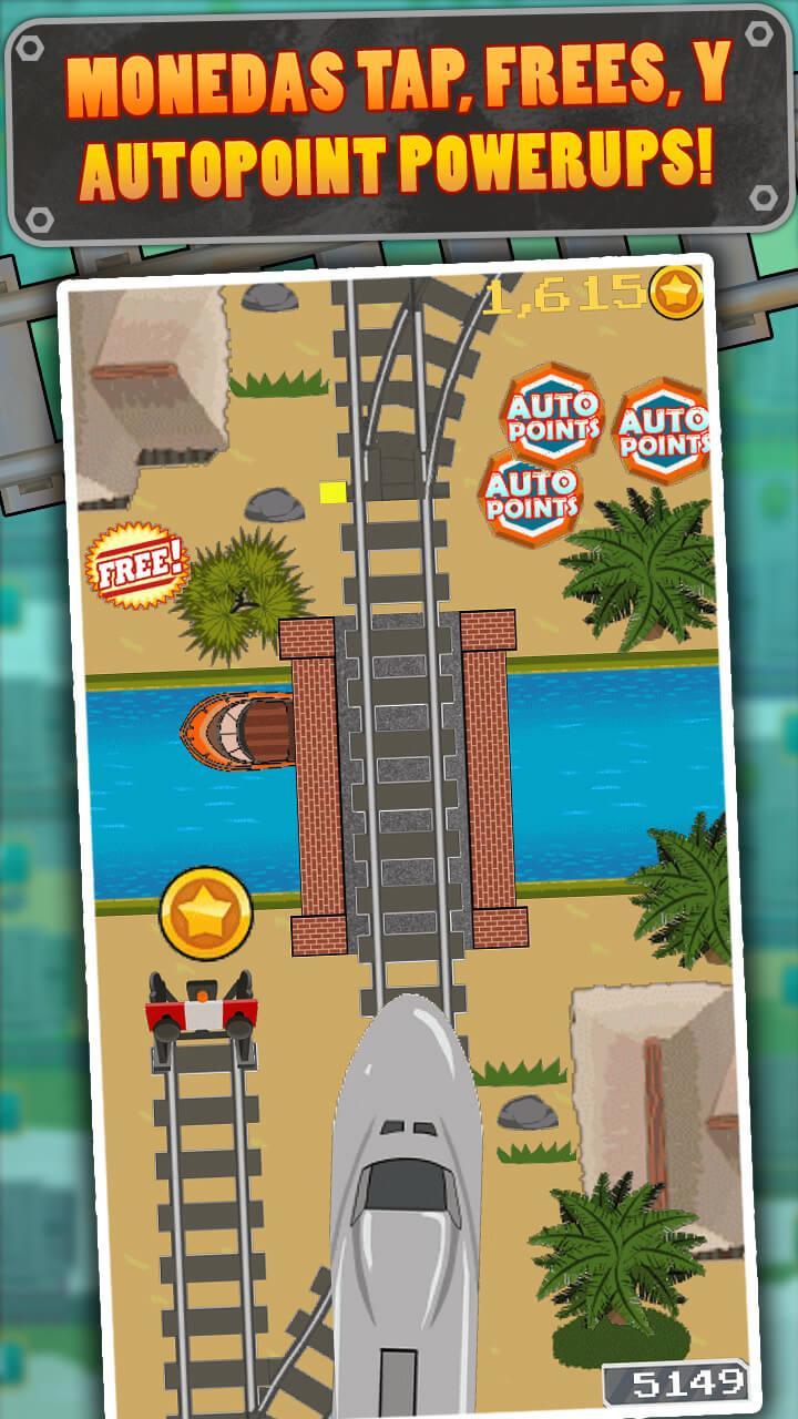 Captura de Pantalla del Juego Loco Run -Juego Arcade de Tren