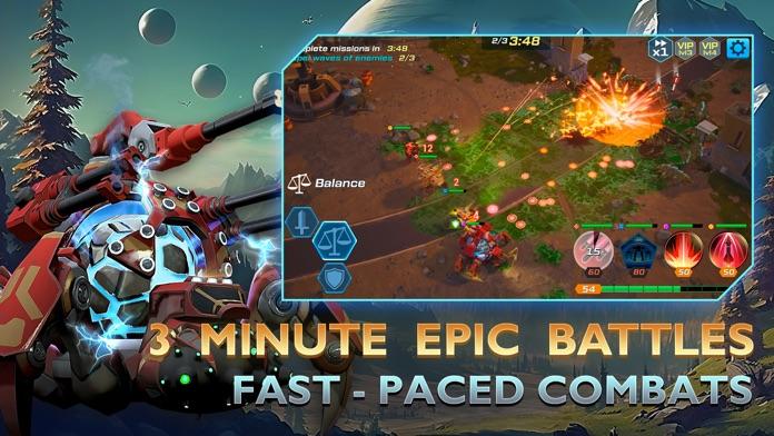 Mech & Aliens: Robot Battle Game Screenshot