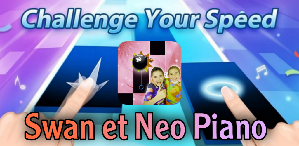 Swan et Neo Piano tiles jeux ゲームのスクリーンショット