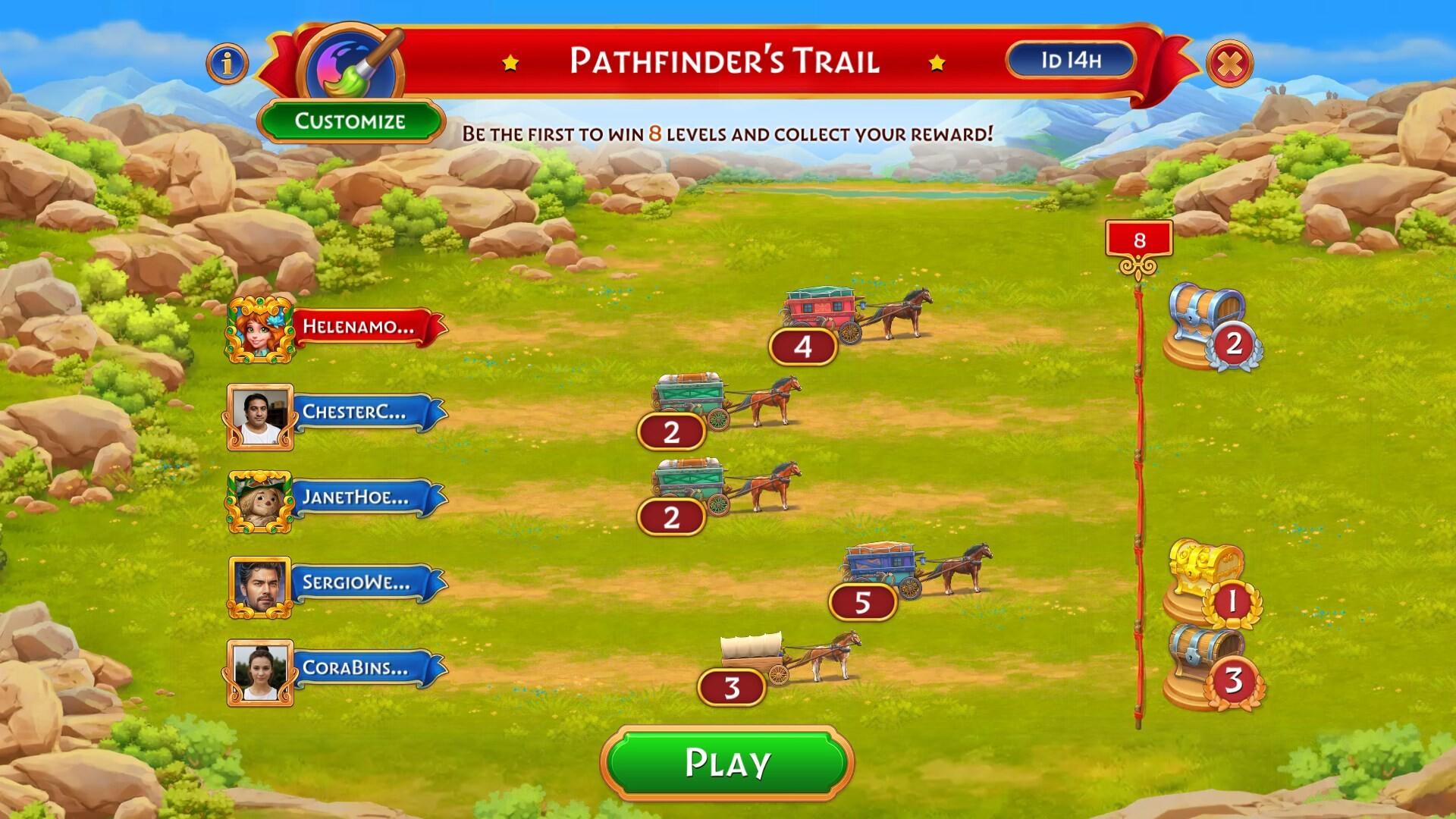 Jewels of the Wild West: Match 3 to Build Your City Game Screenshot