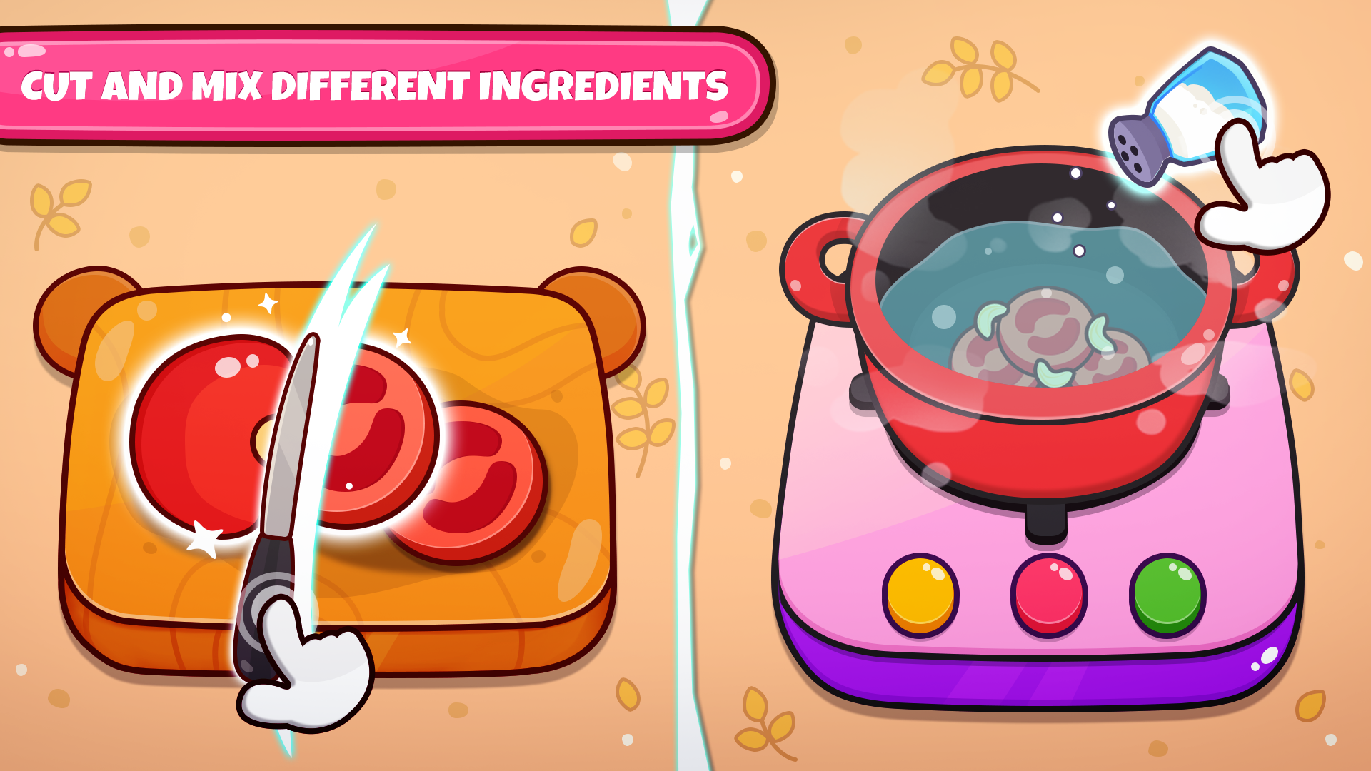 Screenshot of Pizza maker kids cooking games