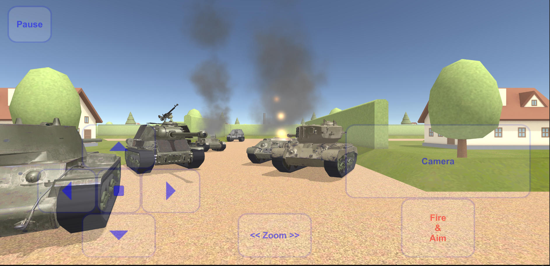 Cuplikan Layar Game World of Panzers