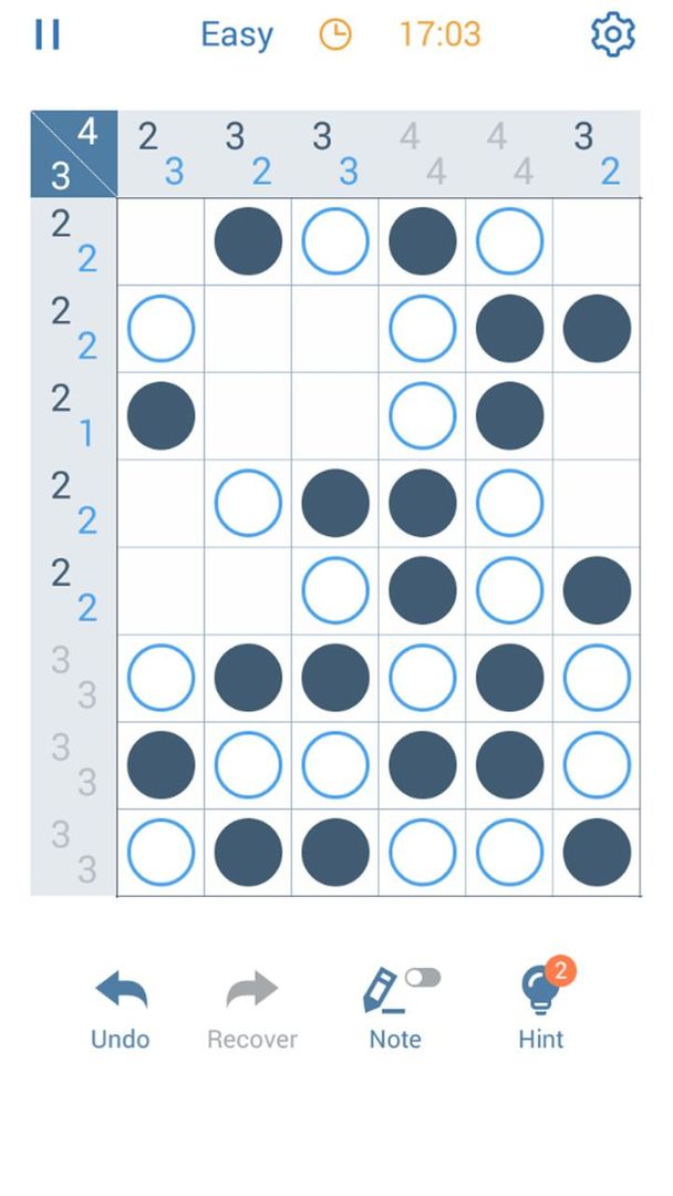 Screenshot of LogicPuz - Number Logic Puzzle Game