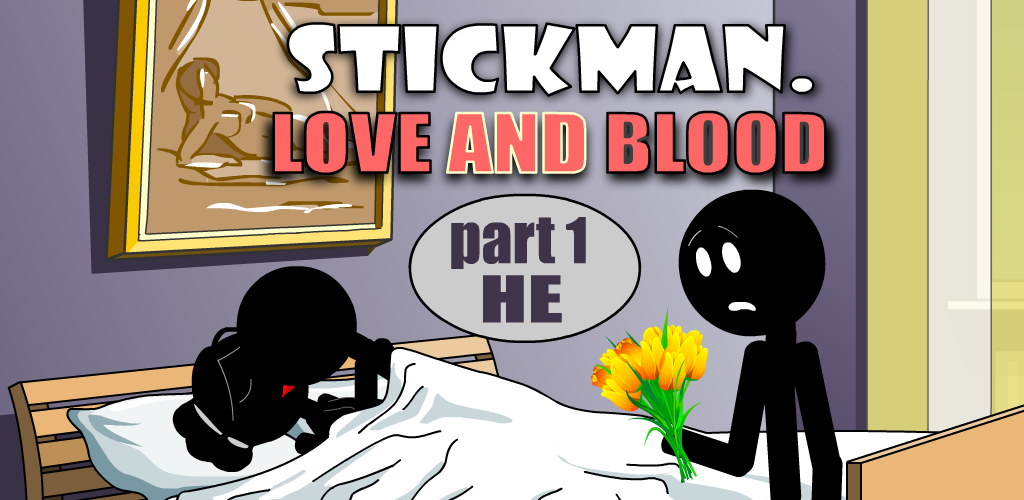 Banner of Stickman amor e sangue. Ele 1.0.0