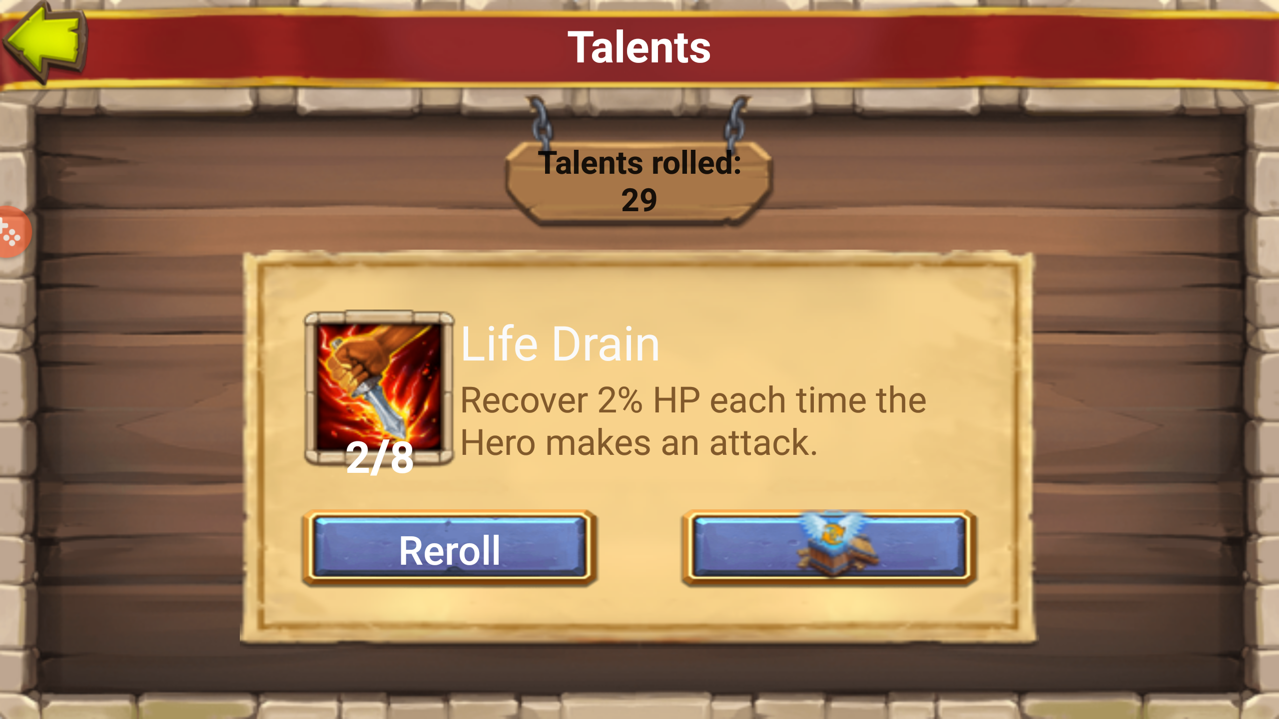 Rolling Sim for Castle Clash Game Screenshot