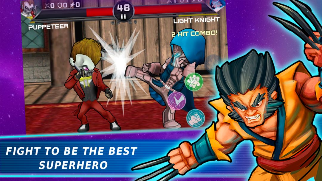 Screenshot of Superheroes 3 Fighting Games