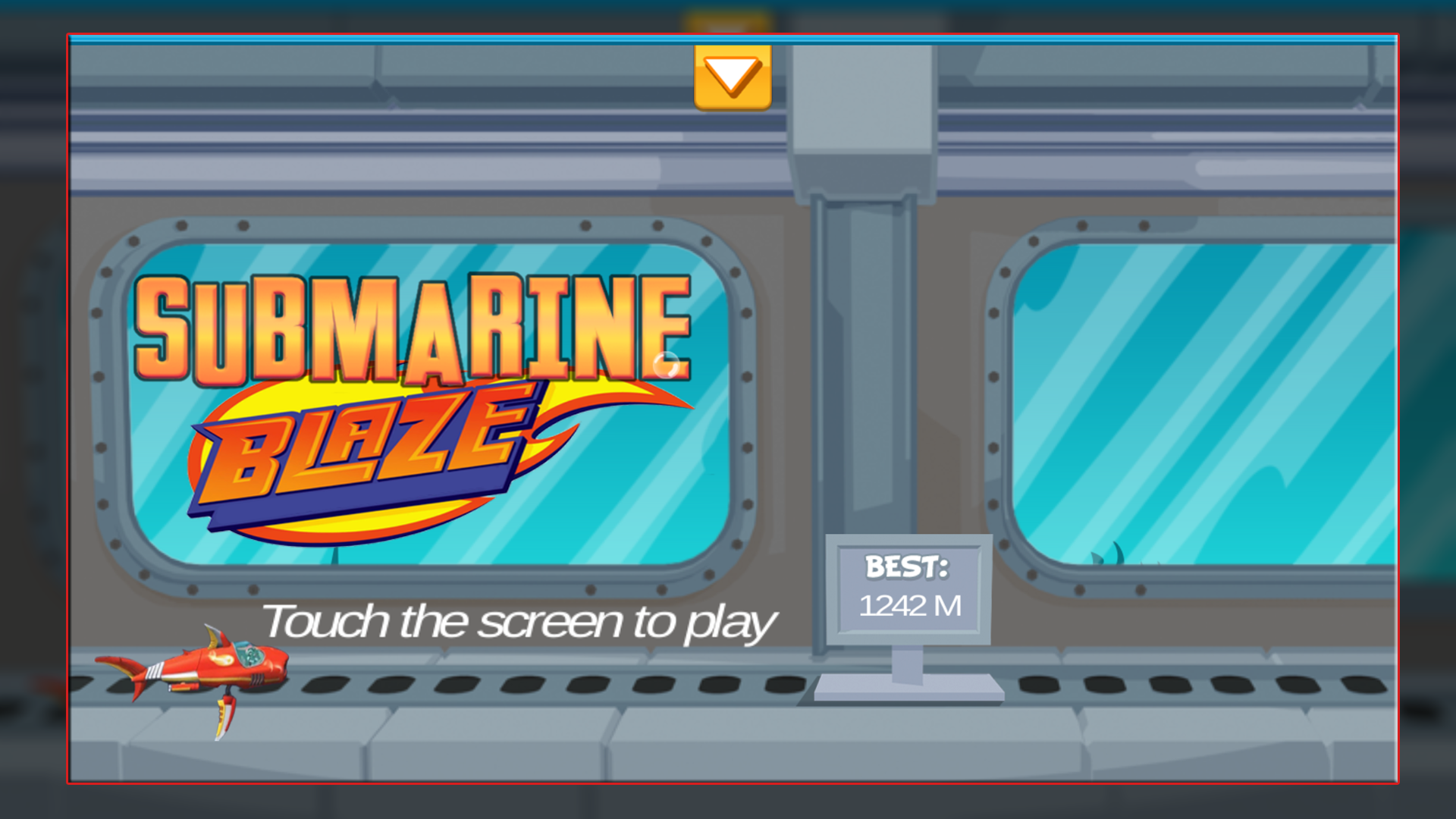 Blaze the monster submarines ゲームのスクリーンショット