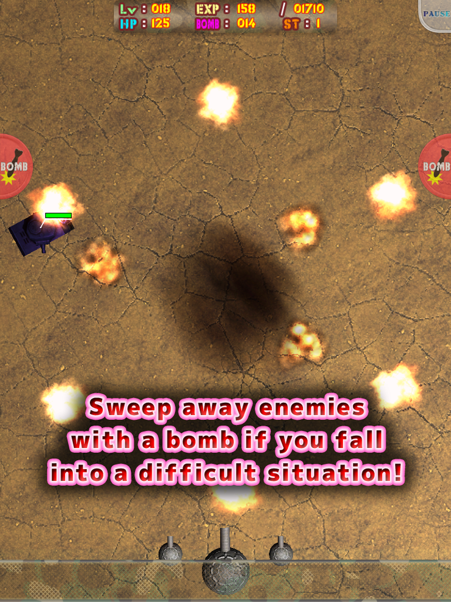 Screenshot of Destroy The Tanks!