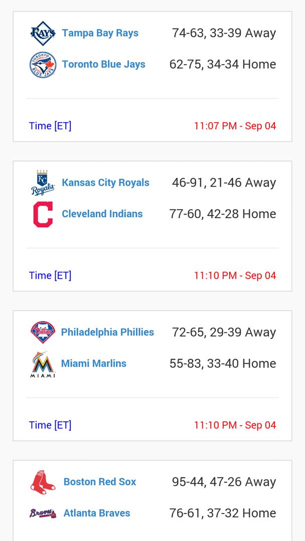 Free Baseball MLB Live - Streaming HD 게임 스크린 샷