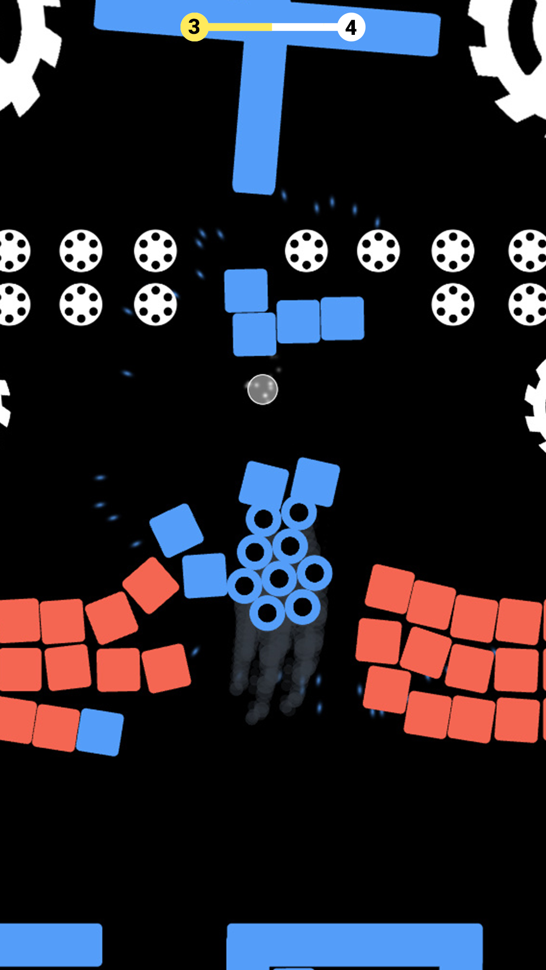 Multi Bump: balls vs colors Game Screenshot