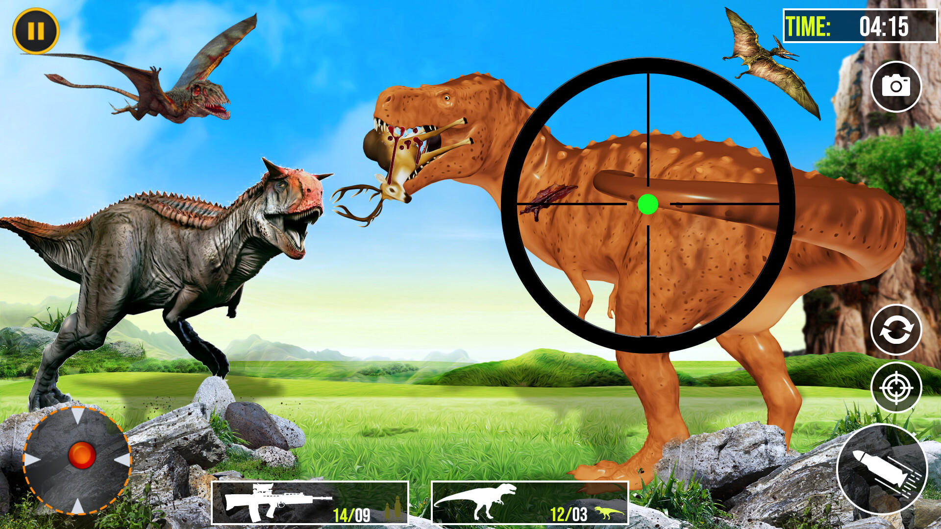 Dino Hunting - Sniper Game Game Screenshot