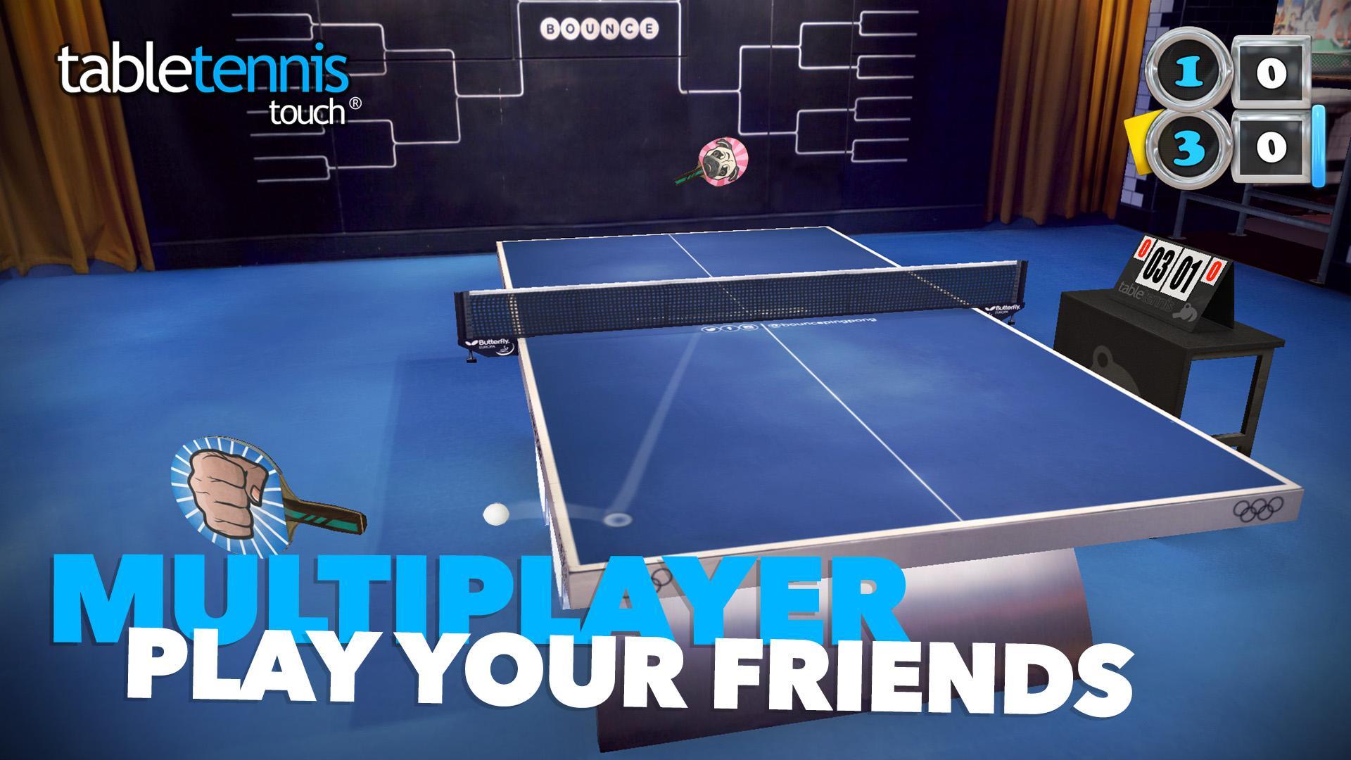 Table Tennis Touch Game Screenshot