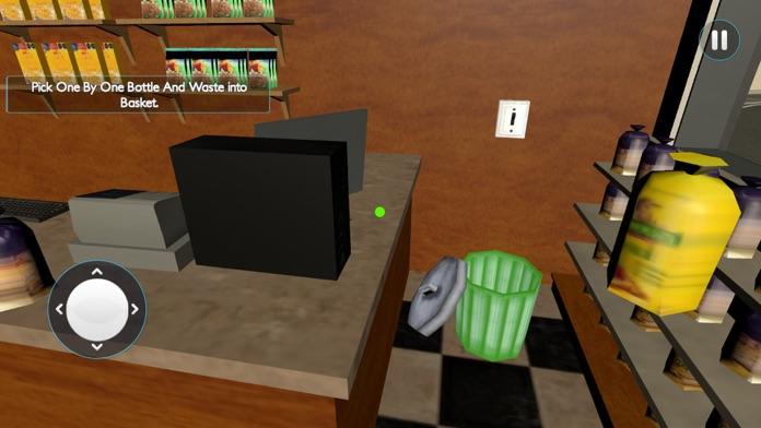 Captura de Tela do Jogo Supermarket Store Sim Games 3D