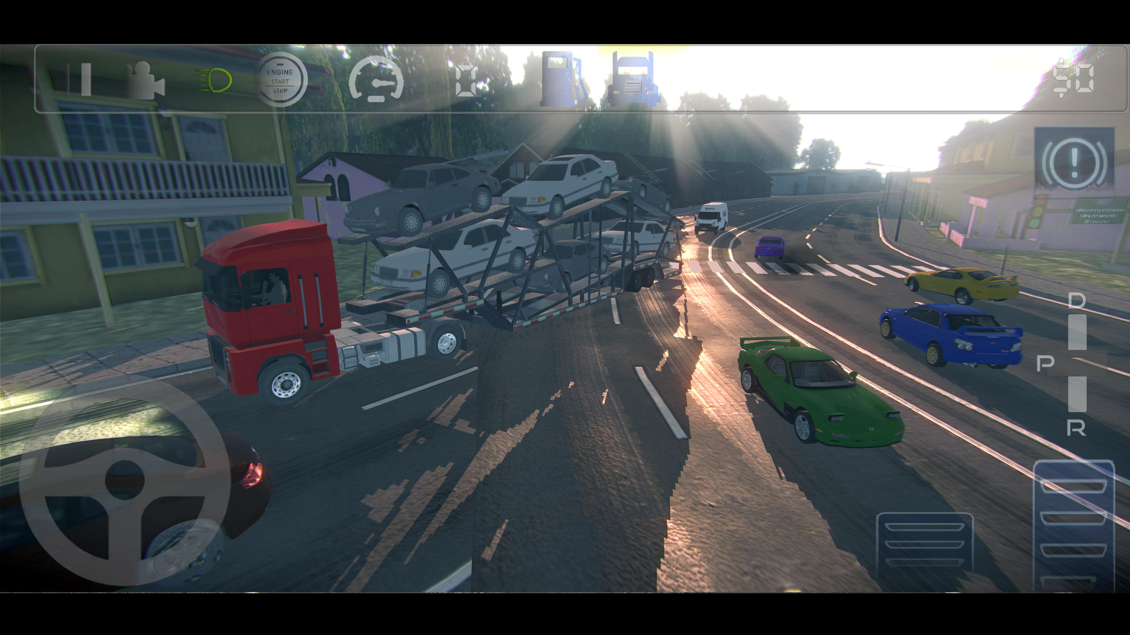 Hard Truck Cargo Delivery Game Screenshot
