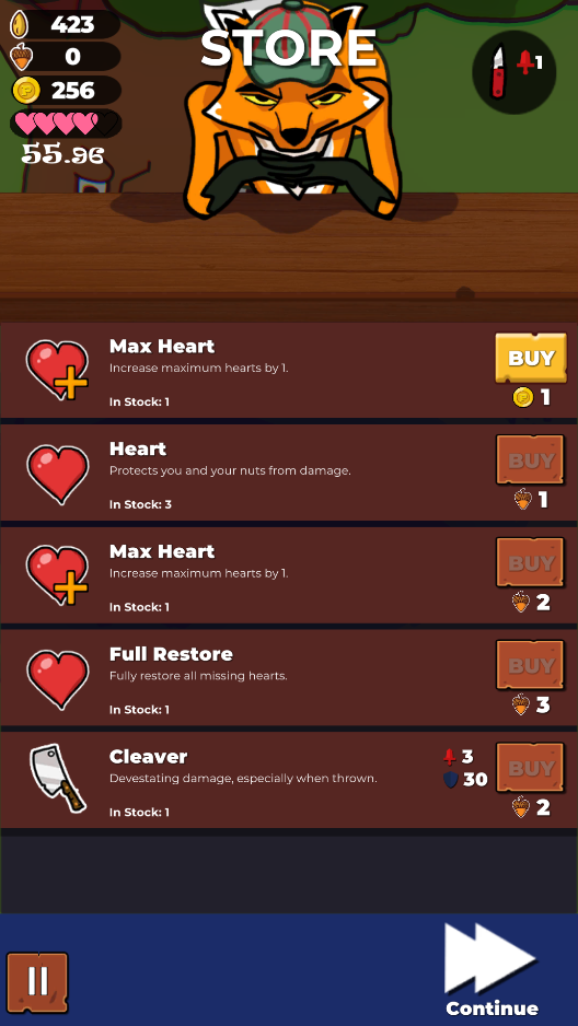 Captura de Tela do Jogo Get Nuts: Bicho Ação