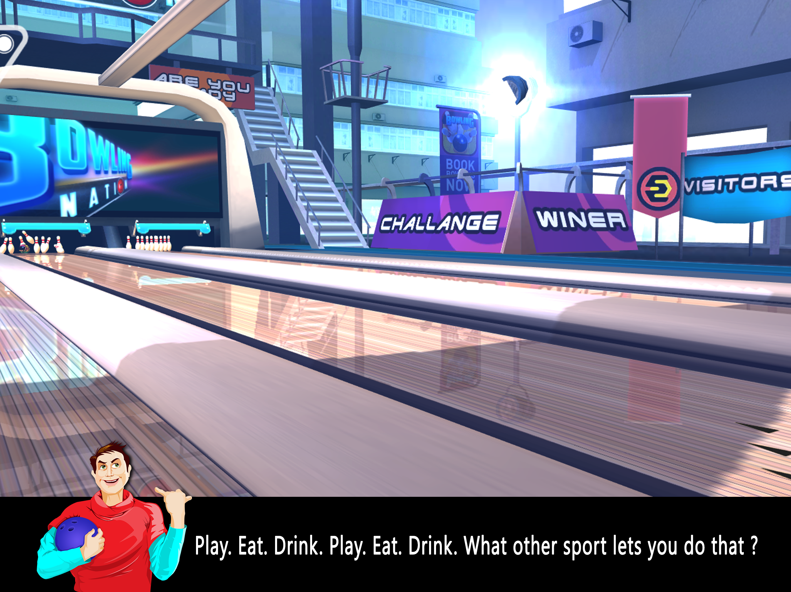 Bowling Nation 3D Game Screenshot