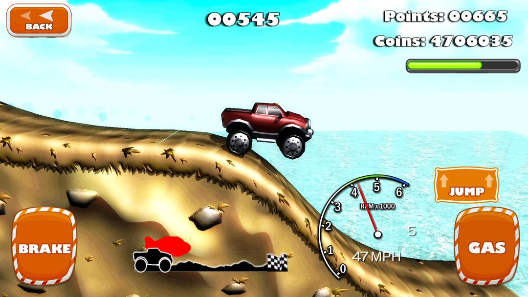 Screenshot of Diesel Hill Climb