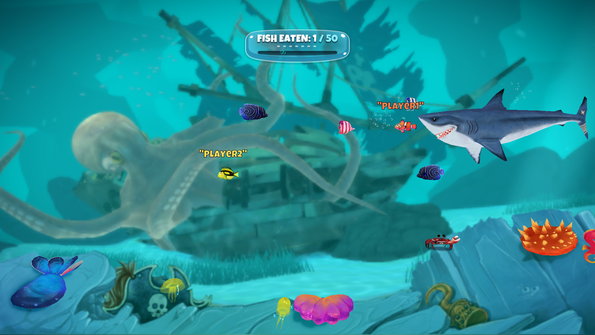 Shark! Shark! Game Screenshot