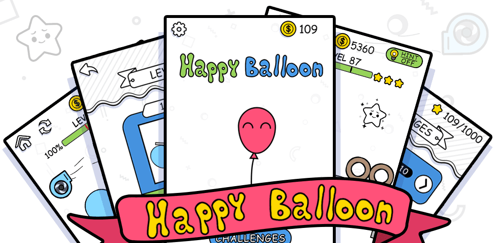 Banner of Happy Balloon - 무료 캐주얼 물리 퍼즐 게임 1.0.2